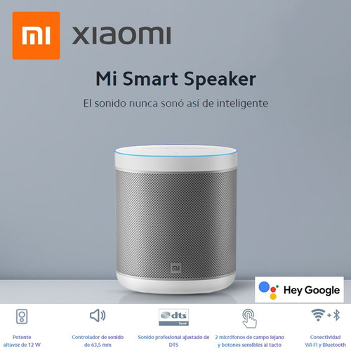 Altavoz Inteligente Xiaomi Mi Smart Speaker Bluetooth Google