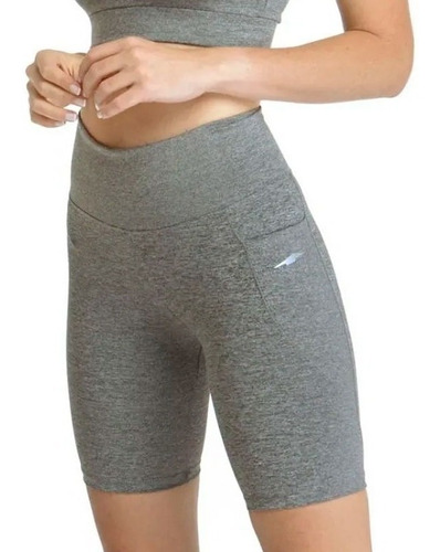 Imagen 2 de 5 de Calza Ciclista Con Bolsillo Mujer Microfibra Avia Running