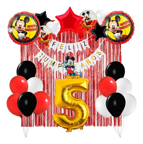 comprar Combo Kit Deco Fiesta Cumpleaños Globos Mickey Mouse