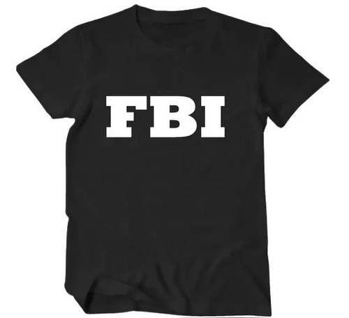 Camiseta Adulto  Fbi  082