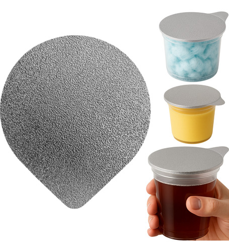 100 Selos Laminado De Aluminío Lacre Seguro Indução 37mm