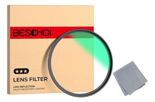 Beschoi Filtro Uv De 2.441 In Para Lente De Camara