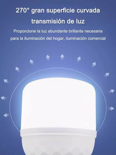 15w Foco Bala Super Led Maxima Potencia Industrial 1500lm Blanco Frío