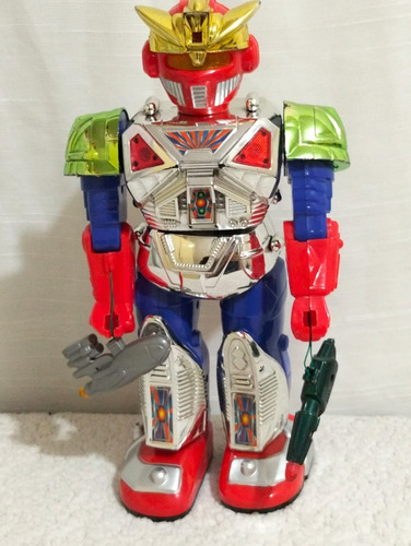 Robot De Juguete, Robot Fighter (vintage) 80's O 90's Otro Plateado (Usado)