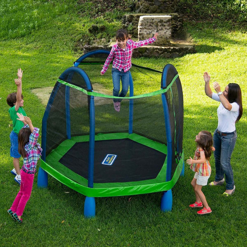 Cama elástica My First Trampoline My First Trampoline Sportspower Pula Pula Infantil Pequeno Trampolim Pula Pequeno Infantil Barato Brinquedos Hobbies Brinquedos Camas Elásticas Trampolim Jump
