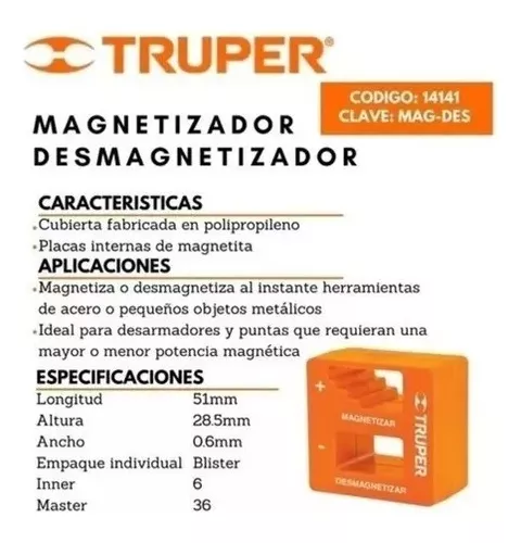 IMANTADOR MAGNETIZADOR DESMAGNETIZADOR PARA HERRAMIENTAS