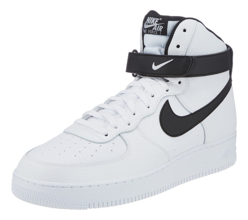 Nike Air Force High Para Hombre Blanco Negro Talla