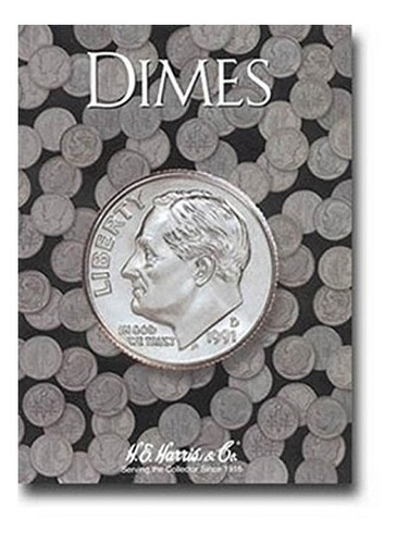 Carpeta De Monedas Actual Harris Roosevelt Dimes Blanks 2686