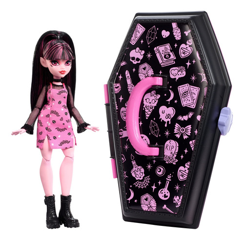 Monster High Muñeca Y Accesorios, Draculaura Gore-ganizer .