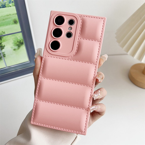Funda De Tpu Prenda Rellena De Plumón Para Samsung Galaxy