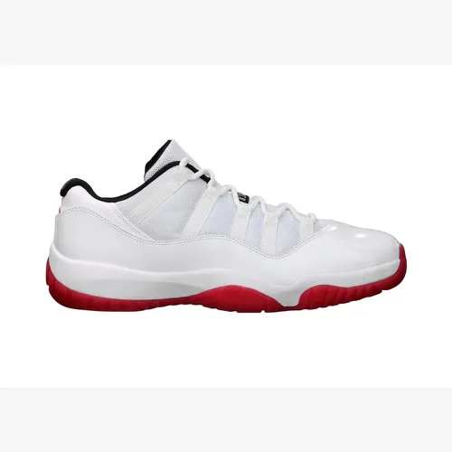jordan 11 retro low white red
