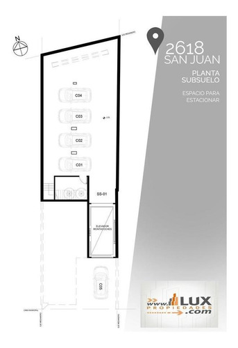 Imagen 9 de 30 de Departamento En Construcción Monoambiente Contrafrente Balcón San Juan 2600 - Centro