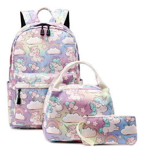 Abshoo Lindo Boobag Escolar Ligero Mochilas Unicornio Niñas