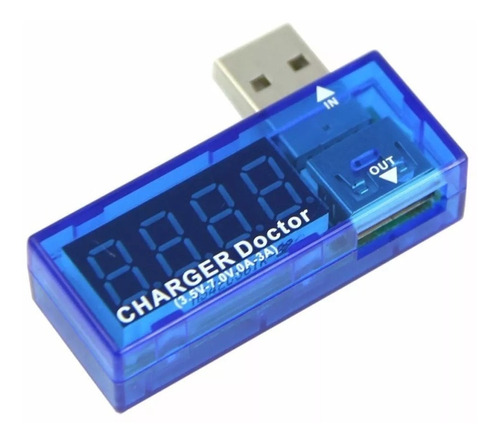 Tester Probador Cargador Usb Voltios Amperios Charger Doctor