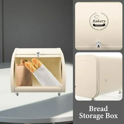 Panera De Acero Inoxidable Vintage Para Cocina