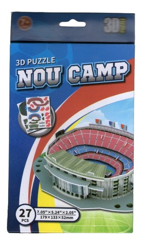 Rompecabezas Puzzle 3d Estadio Futbol Camp Nou