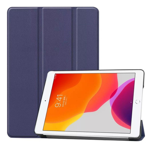 Capa Tablet Para Galaxy Tab S7 T870/t875 11 Pol Smart Cover Cor Azul-marinho