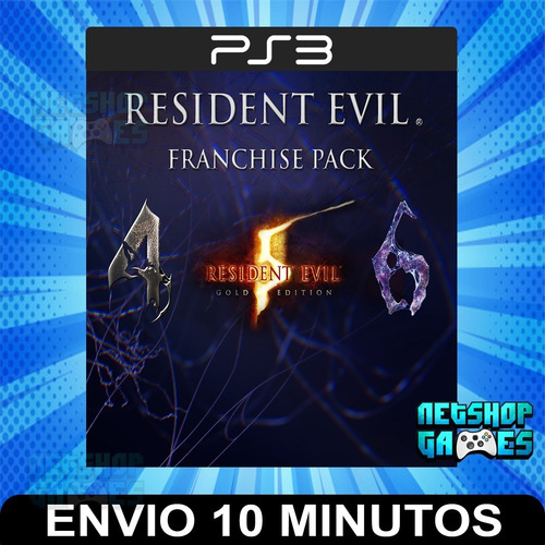 Resident Evil 4 5 Y 6 - Ps3 Digital - Entrega Rápida
