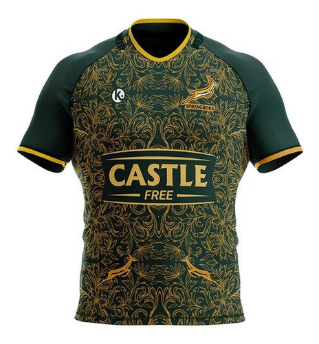 Camiseta Rugby Sudafrica Springboks Seven Test Match Adultos