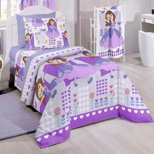 JOGO DE CAMA INF PRINCESA SOFIA