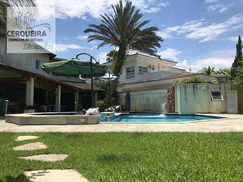 Casa Com 6 Dormitórios À Venda, 512 M² Por R$ 2.750.000,00 - Acapulco - Guarujá/sp - Ca0620