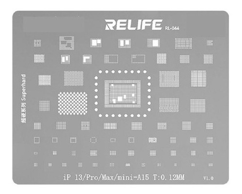 Stencil Reballing Relife Para iPhone 13 Pro