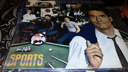 Huey Lewis And The News Sports Lp Vinilo Italy Muy Bueno 84