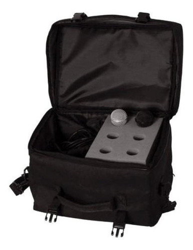 Bolso De Nylon Para Guardar Micrófonos On Stage