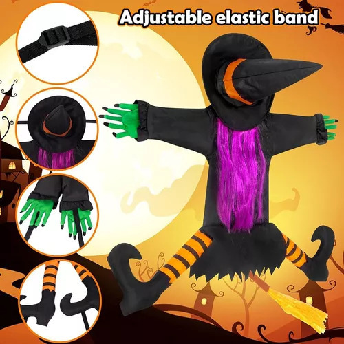 . Colgante Decorativo De Halloween Que Se Estrella Contra