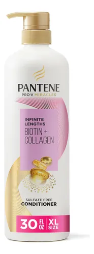 Acondicionador Pantene Infinite Lengths Con Biotina Y Coláge
