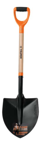 Pala Punta Huevo Mango De Madera Truper Modelo Pph-p