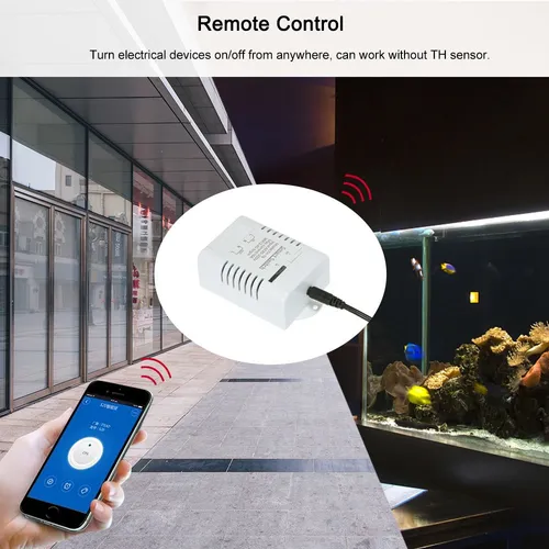 Monitoreo Del Interruptor Wifi Inteligente Ewelink Th-16 16a