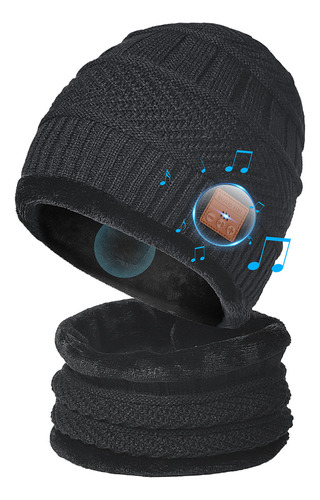 Funda Para Cuello Con Altavoz Bluetooth Inalámbrico Y Gorra