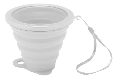 Vaso Tapa Portatil Plegable Retractil Ecologico Reutilizable