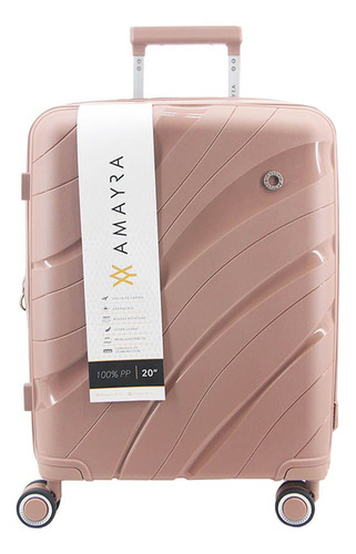 Valija Cabina Carry On 20 pulgadas Amayra 678003 color nude