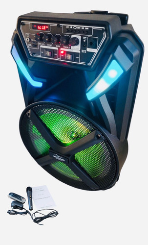 Parlante Genius Touch F12-31 Bluetooth Microfono Luces 6000w