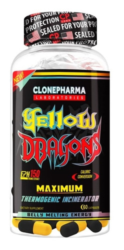 Yellow Dragons Clone Pharma 60 Cápsulas