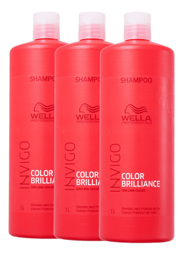 Invigo Color Brilliance Shampoo 1l (3 Uni) - Wella