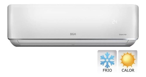 Aire acondicionado BGH Silent Air split frío/calor 3000 frigorías blanco 220V BS35WCCR