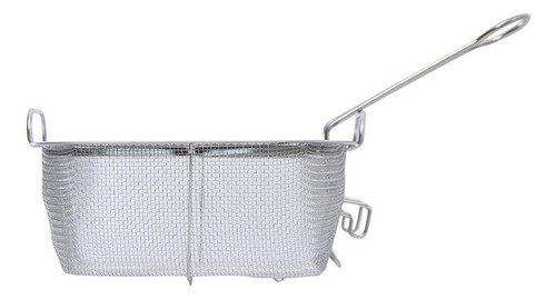 2 Cestas Para Freidora De Acero Inoxidable, Soporte Cuadrado