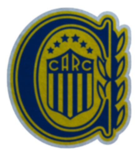 Parche Escudo Felpa Para Coser 6cm Set X4 Equipos Arg001 Rosario Central Rosario Central