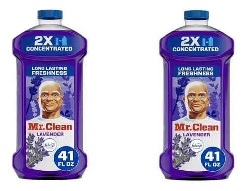 Mr. Clean 2x Concentrado  Lavanda Febreze 41 Fl Oz 2 Pack