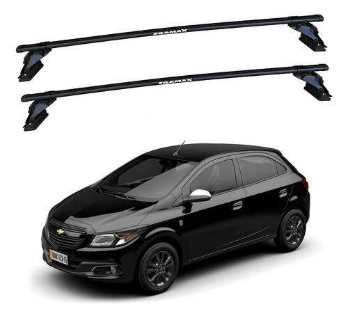 Barras De Techo Eqmax Acero Chevrolet Onix 2012-2019 Negro