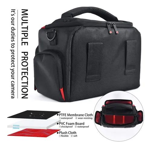 Bolso Para Camara Canon Eos Rebel T7 - Negro