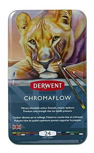 Lapices Chromaflow Derwent Lata X 24 Colores