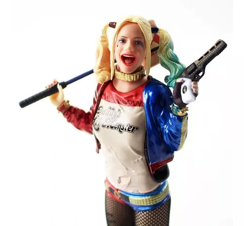 Action Figure Estátua Arlequina Harley Quinn: Esquadrão Suicida