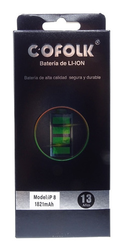 Batería Compatible Con iPhone 8 Siyoteam
