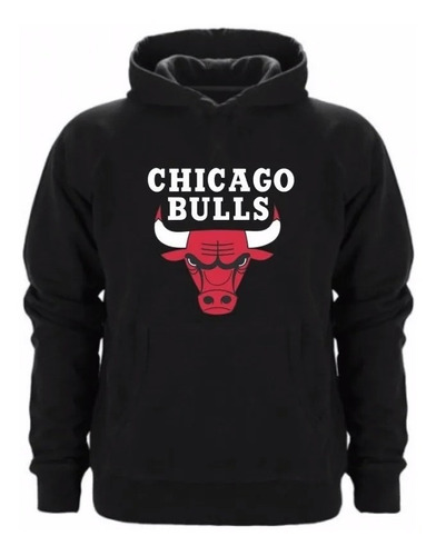 Sudaderas Toros De Chicago Capucha Y Cangurera