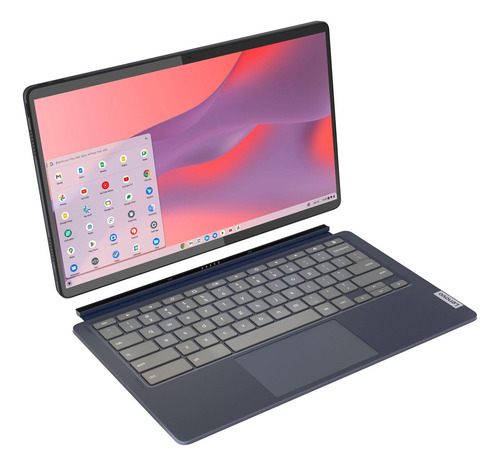 Lenovo - Chromebook Duet 5 - Tablet Oled com Tela Touch de 13.3 Polegadas - Memória de 8 Gb - Ssd de 128 Gb - Com Teclado - Azul Abyss
