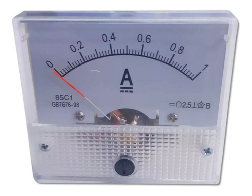 Amperímetro Painel Analógico Dc 1a Pressão E Fluxo Injetoras